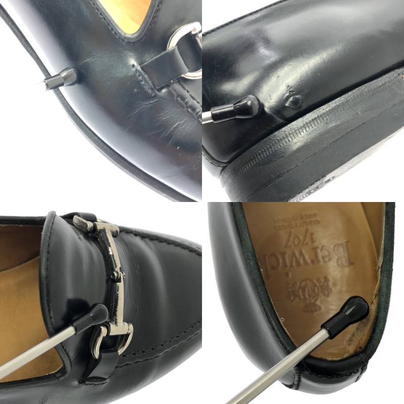 Berwick / バーウィック | ビットローファー コーティングレザー 5178ROSGBK | 40 | ブラック | メンズ