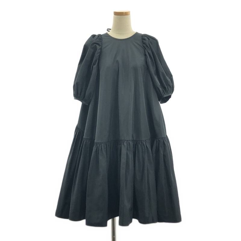 【美品】 Cecilie Bahnsen / セシリーバンセン | ALEXA DRESS / ギャザー ボリューム ポケット付き ドレス ワンピース | UK8 | ブラック | レディースのサムネイル