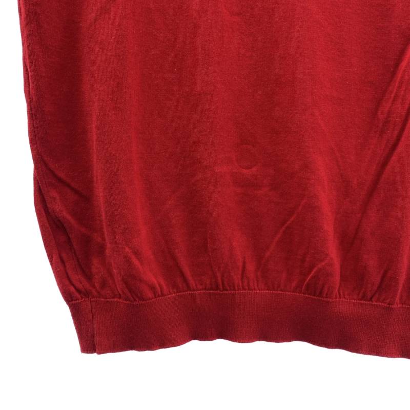 JOHN SMEDLEY / ジョンスメドレー | シーアイランドコットン ニット ポロシャツ | M | レッド | メンズ