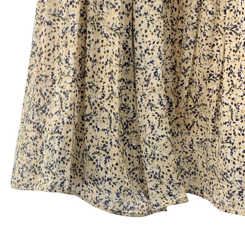 【新品】 IENA / イエナ | 2025SS | ミュゲットパターン フェード プリーツスカート | 36 | ベージュ系 | レディース