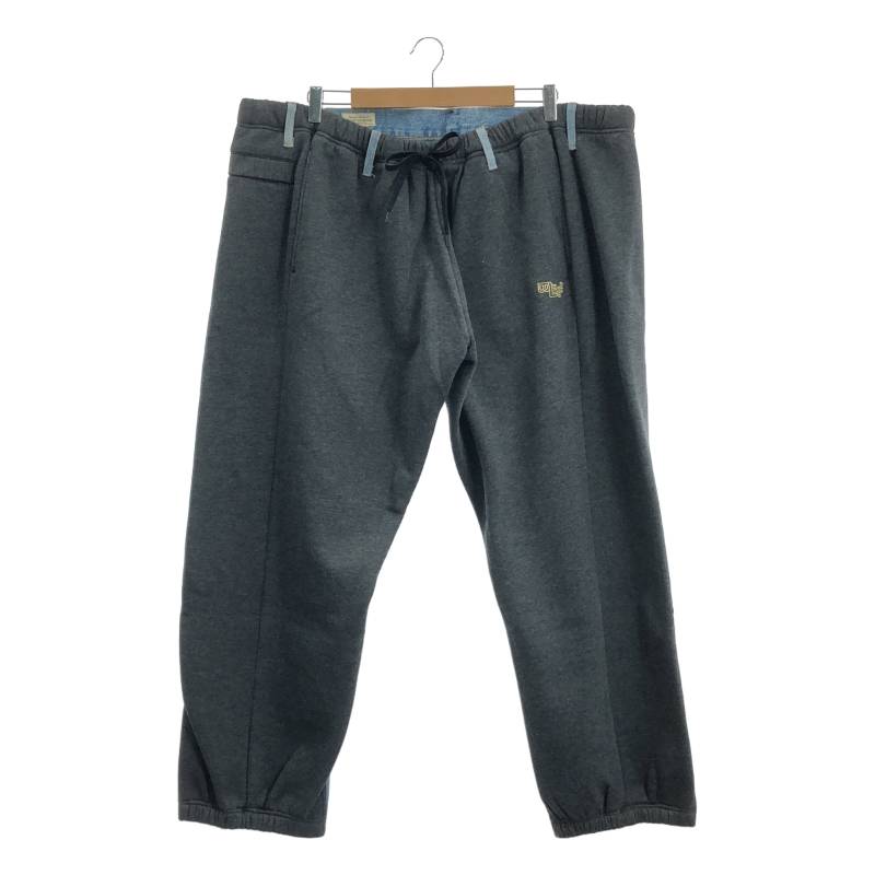 【新品】 BLESS / ブレス | ×LEVI'S リーバイス / over jogging jeans denim jersey スウェット 切替 デニムパンツ | S | インディゴ / ダークグレー | メンズ