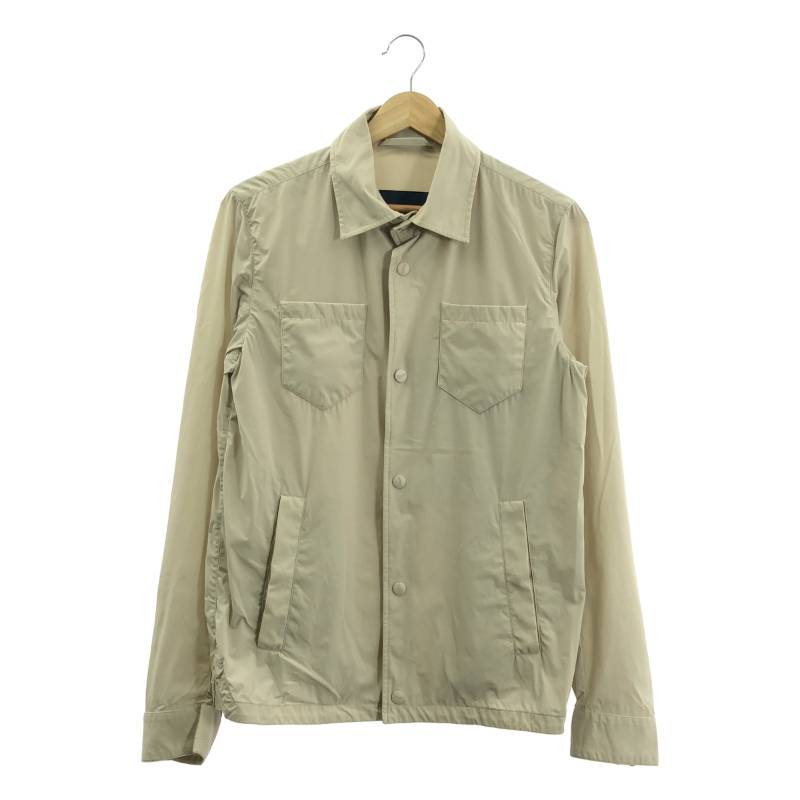 【値下げ】ヘルノ HERNO コーチジャケット サイズ46 【試着のみの美品】 HERNO ヘルノ エコスエード 中綿入り シャツジャケット