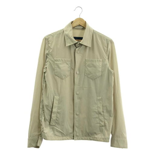 HERNO / ヘルノ | ストレッチナイロン コーチジャケット | 42 | ライトグレー | メンズ HERNO / ヘルノ | ストレッチナイロン コーチジャケット | 42 | ライトグレー | メンズ