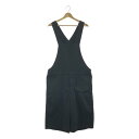 【美品】 BLACK COMME des GARCONS / ブラックコムデギャルソン | 2023SS | ポリエステルウール サロペットパンツ | S | ブラック | メンズ