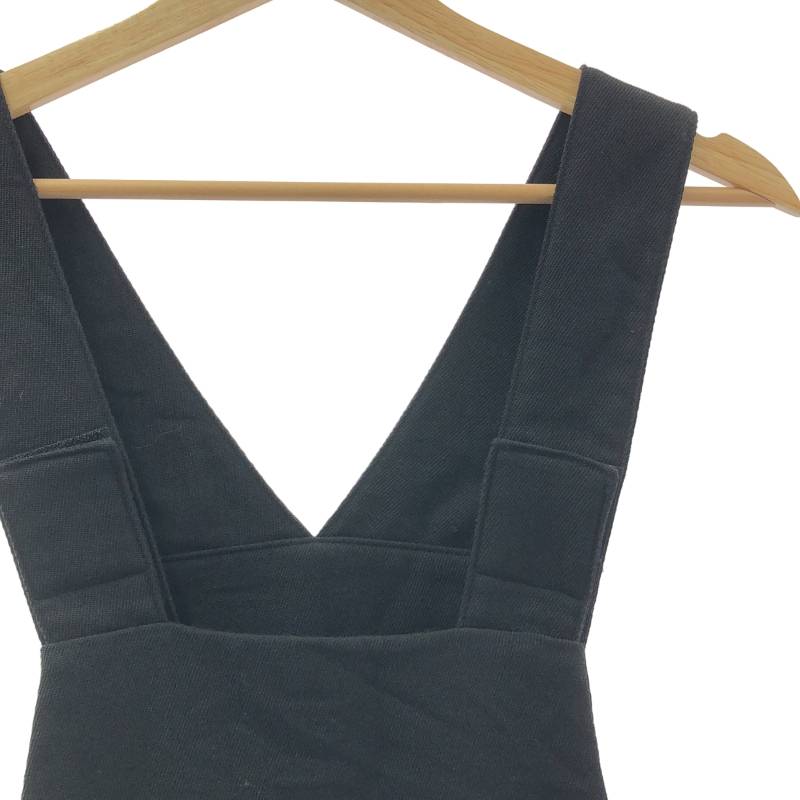 【美品】 BLACK COMME des GARCONS / ブラックコムデギャルソン | 2023SS | ポリエステルウール サロペットパンツ | S | ブラック | メンズ