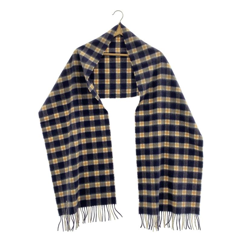 【美品】 JOHNSTONS OF ELGIN / ジョンストンズオブエルガン | cashmere 100％ / カシミヤ チェック フリンジ ストール マフラー | ネイビー/ブラウン系商品詳細情報ブランドJOHNSTONS OF ELGIN / ジョンストンズオブエルガン商品名cashmere 100％ / カシミヤ チェック フリンジ ストール マフラー商品説明【付属品】紙タグカラーネイビー/ブラウン系平置き実寸(cm)全長: 202.5フリンジ: 7幅: 36採寸値の計測方法について状態状態評価について注意事項免責事項などをご案内しています。詳しくは こちら をご覧ください。KLD USED CLOTHING 楽天市場店で扱う商品について当店の取扱商品は全て中古品、新品であっても一度人の手に渡ったものとなります。 お客様に安心してご利用いただけるよう、下記のような対応を実施したうえでお届けしています。専用機械で毛玉の除去を実施しています。出品前、お届け前に細かなホコリを除去しています。必要に応じてメンテナンス・クリーニングを実施しています。※ 商品の風合いを大切にするため、上記対応を実施しない場合がございます。 ※ あくまでも中古品となります。着用に際する使用感がある場合がございます。詳細は商品説明欄をご参照いただき、ご不明点はお気軽にご質問ください。発送等について商品は当店提携倉庫にて365日24時間、温度湿度を管理し、保管しています。 提携倉庫にて検品・包装の上お客様の元へお届けします。 発送は入金確認後、土、日、祝を除く3営業日以内におこないます。日にち指定はご入金日から5日目以降7日以内に限りお受けいたします。 できるだけ早くお届けできるよう、最善を尽くしますが発送にお時間をいただく場合がございます。商品は提携倉庫にて保管しているため、質問の回答にお時間をいただく場合がございます。 領収書の発行は承っておりません。楽天市場の購入履歴から領収書発行機能をご利用ください。出品物、付属品は特筆のない限り画像掲載のものが全てです（ハンガー等の撮影小物は除く）。 パンツの裾上げ、袖や着丈の詰めの有無については、判断が難しい場合がございます。実寸地をご参照いただき、ご不明点はお気軽にご質問ください。 色の記載には主観が介入します。 また、何色と明確にお答えするのが難しい事もございますので、写真よりご判断ください。買取サービスのご案内買取店に洋服を持ち込み、長く待ったにも関わらず査定金額が安い、価値を評価してくれていない... そのように残念な思いをされたことはありませんか？当店では一点一点、コメントを付して査定をさせて頂いています。 お値段の付いたもの、残念ながらご希望に添えなかったものもあるかもしれませんが、すべて理由を添えて査定結果を提示しています。また、当店はネット販売に特化、少人数で運営しているため、他社様より利益率を低く設定することで、高価買取を実現しています。 お買取りは全国どこからでも、宅配にて承っています。もちろん、ご満足いただけない場合には送料無料にて返送いたします。 詳細は お買取りのご案内をご覧ください。 ぜひ一度当店のお買取をお試しください。