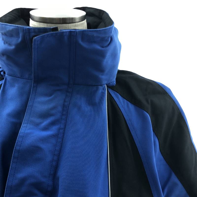 BALENCIAGA / バレンシアガ | オーバーシルエット ロゴ スキー ブルゾン ジャケット フーディ | 36 | ブルー | メンズ