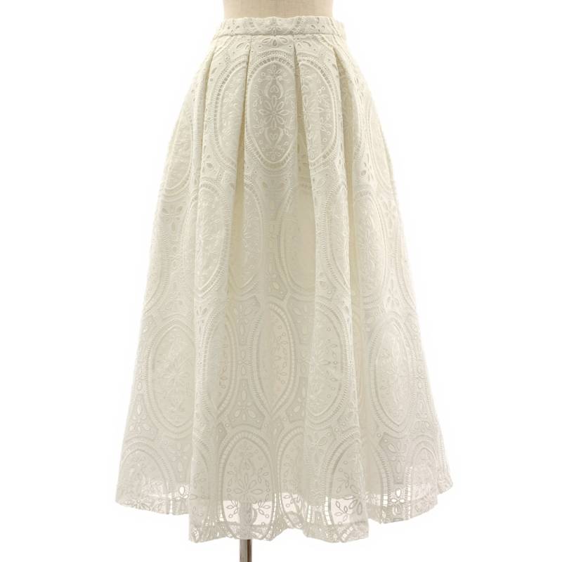 新品✨ツルバイマリコオイカワ　アリアナ　スカート　アイボリーピンク　34 Ariana | TSURU By MARIKO OIKAWA (Women)/ツル バイ