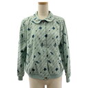 mina perhonen ミナペルホネン sea jewel / エンブロイダリー ブルゾン ジャケット レディース ジャケット・コート light green 古着