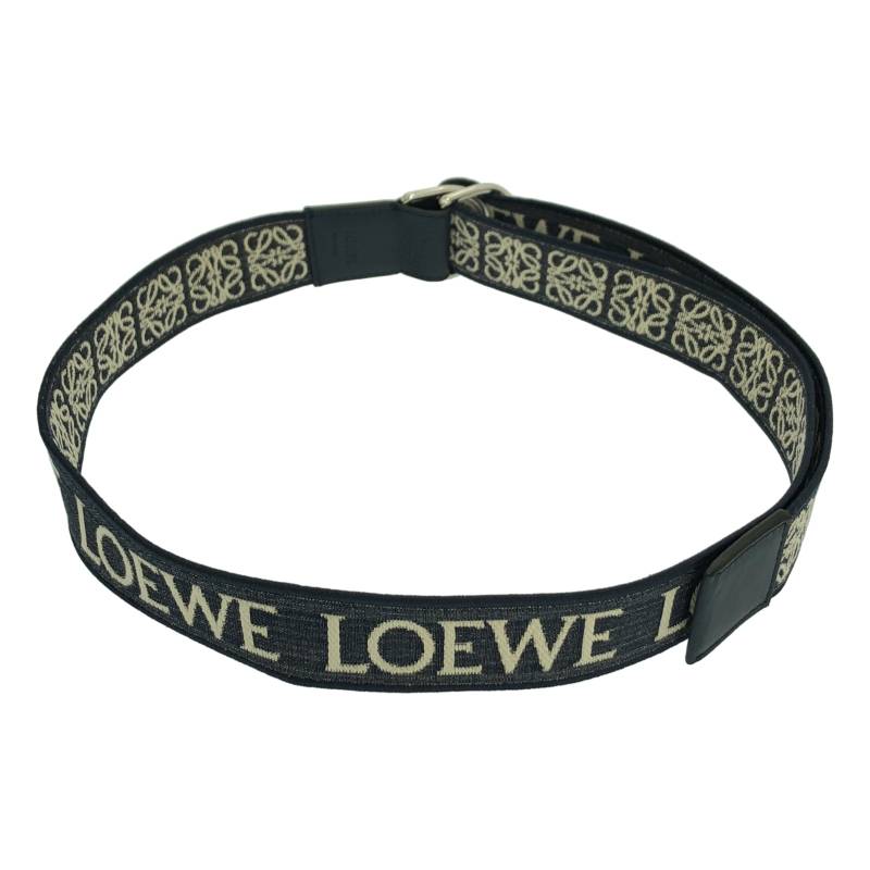 [新品未使用] LOEWE/ロエベ レザーベルト LOEWE ロエベ ベルト ANAGRAM REV 2.8 CM BELT アナグラム