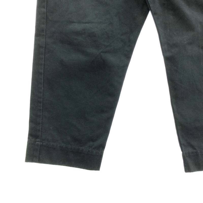 TOOGOOD / トゥーグッド | THE PAPER MAKER TROUSER ペーパー メーカー / コットン カットオフ ワイドパンツ | XS | ブラック | レディース