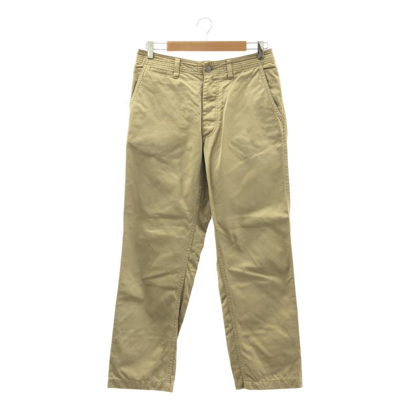 SASSAFRAS / ササフラス | コットン チノパンツ | S | ベージュ | メンズ