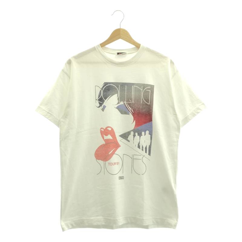 KITH / キス | Rolling Stones ローリングストーンズ プリント Tシャツ | M | ホワイト | メンズ