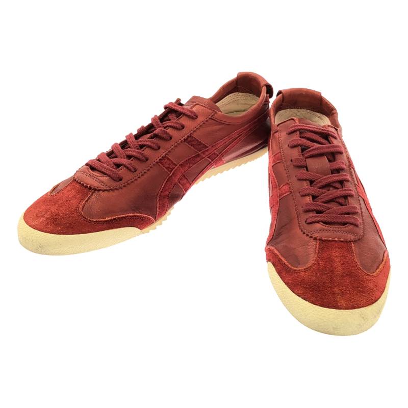 KLD 楽天市場店で買える「【美品】 Onitsuka Tiger / オニツカタイガー | MEXICO 66 DELUXE / メキシコ デラックス レザー ローカット スニーカー | 28 | ボルドー | メンズ」の画像です。価格は7,854円になります。
