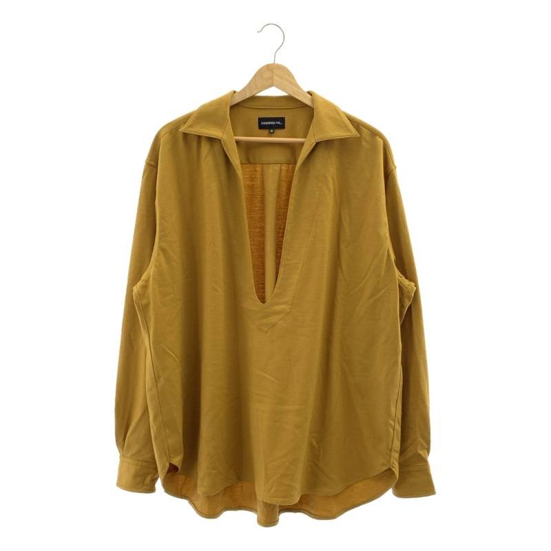 Rakuten - KANEMASA PHIL. / カネマサフィル | 2024AW | 36G Cashmere Varruse Shirt カシミヤ ヴァルーズ シャツ | M | ブラウン | メンズ