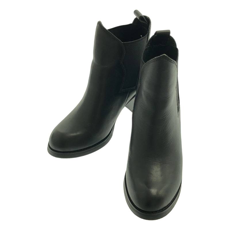 【美品】 Acne / アクネ | レザー サイドゴア ヒール ショートブーツ | US6 | ブラック | レディース