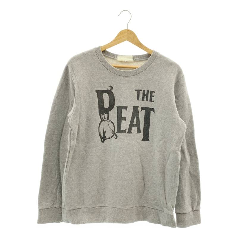 NuGgETS / ナゲッツ | コットン プリント スウェット | M | グレー | メンズ