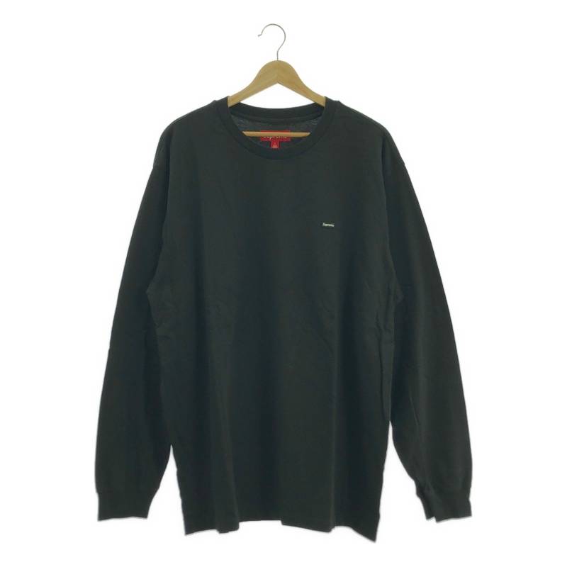 【美品】 SUPREME / シュプリーム | small box l/s tee / スモール ボックス ロングスリーブ カットソー | M | black | メンズ