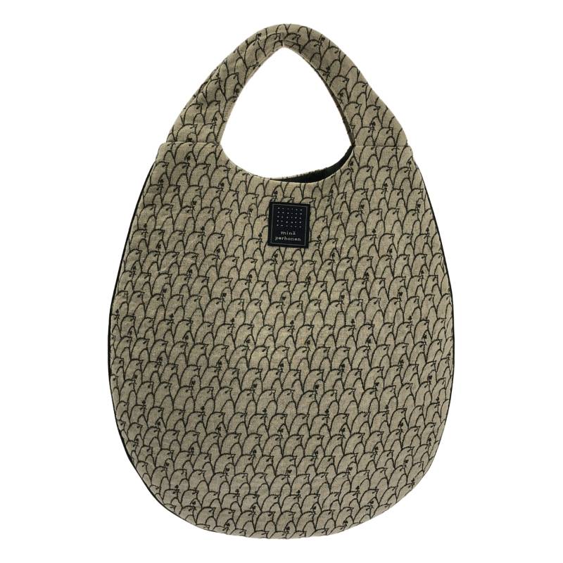 mina perhonen　ミナペルホネン　lintu egg bag エッグ ハンドバッグ　レディース　バッグ　ハンドバッグ　ベージュ/カーキ　古着　
