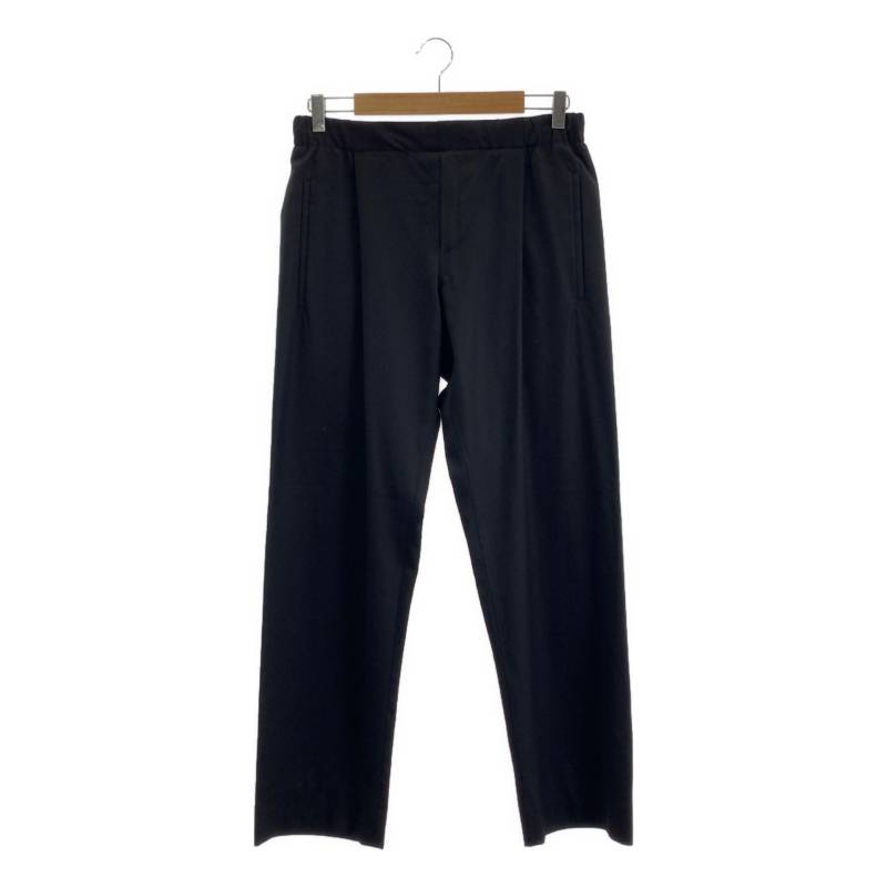 CARUSO スラックス　ベルトレス　BLACK 美品 CARUSO スラックス ベルトレス BLACK 美品