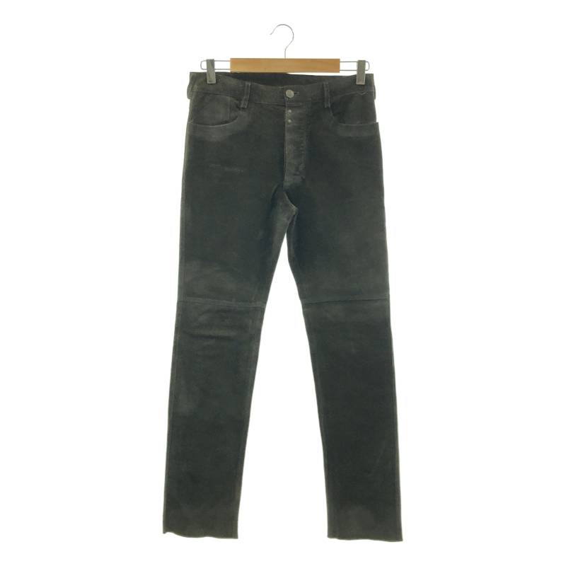 マルタンマルジェラ　メゾンマルジェラ スエード　パンツ　美品　L マルタンマルジェラ メゾンマルジェラ スエード パンツ 美品 L