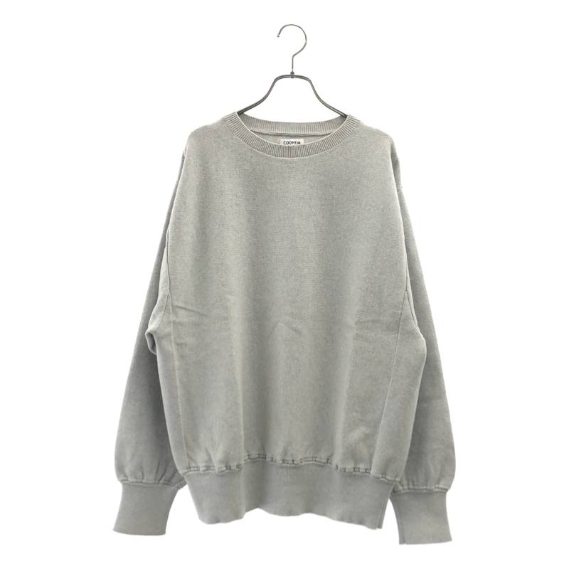 Coohem / コーヘン | コットン カシミヤ ニット プルオーバー | L | グレー | メンズ