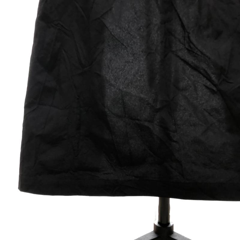 COMME des GARCONS COMME des GARCONS / コムコム | 2009SS | 染め加工 フリル ロング エプロン | L | ブラック | レディース