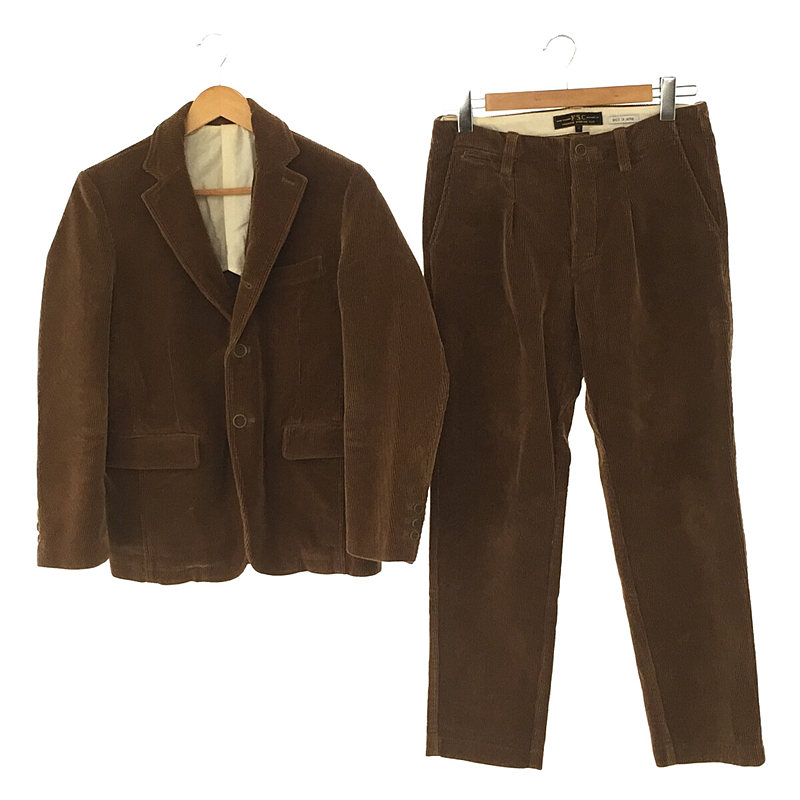 FREEMANS SPORTING CLUB / フリーマンズスポーティングクラブ | FSC 2B フレンチ コーデュロイジャケット セットアップ | S | ブラウン | メンズ