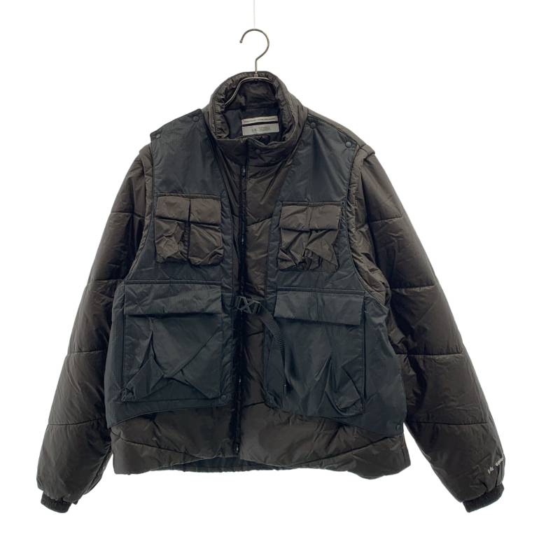 F/CE. / エフシーイー | DETACHABLE SLEEVE PADDING JK 3way パディングジャケット | L | ブラック/ブラウン | メンズ