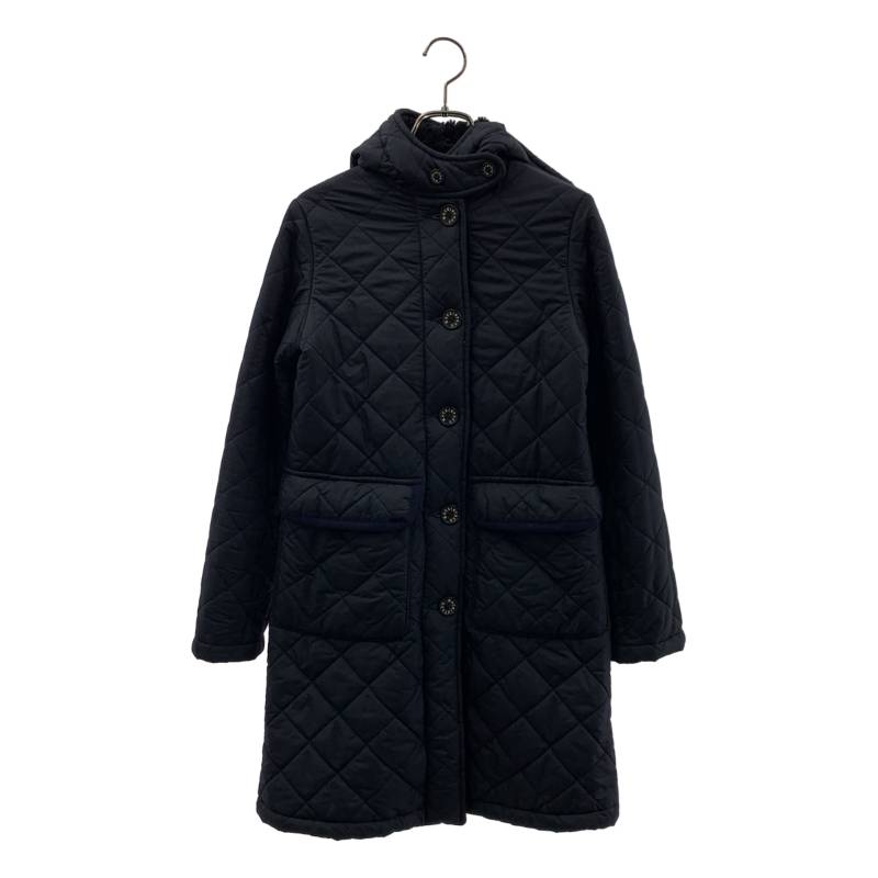Rakuten - MACKINTOSH / マッキントッシュ | キルティング ロゴボタン ロングコート / ファー総裏地 | 34 | ネイビー | レディース