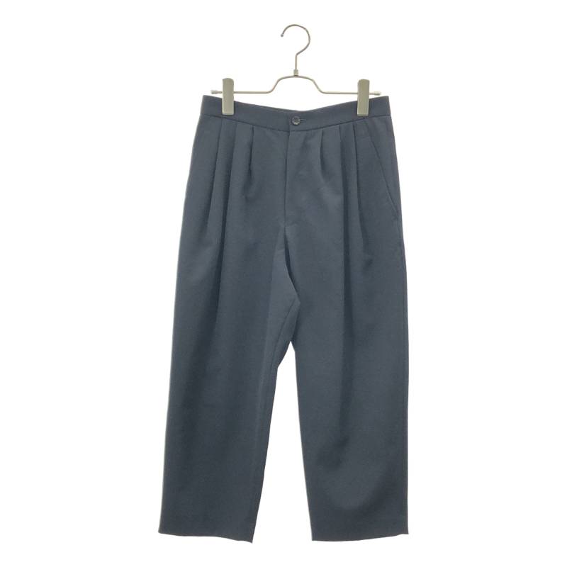 COMME des GARCONS COMME des GARCONS / コムコム 2019SS ウールギャバジン 3タック ワイド テーパードパンツ XS ネイビー レディース