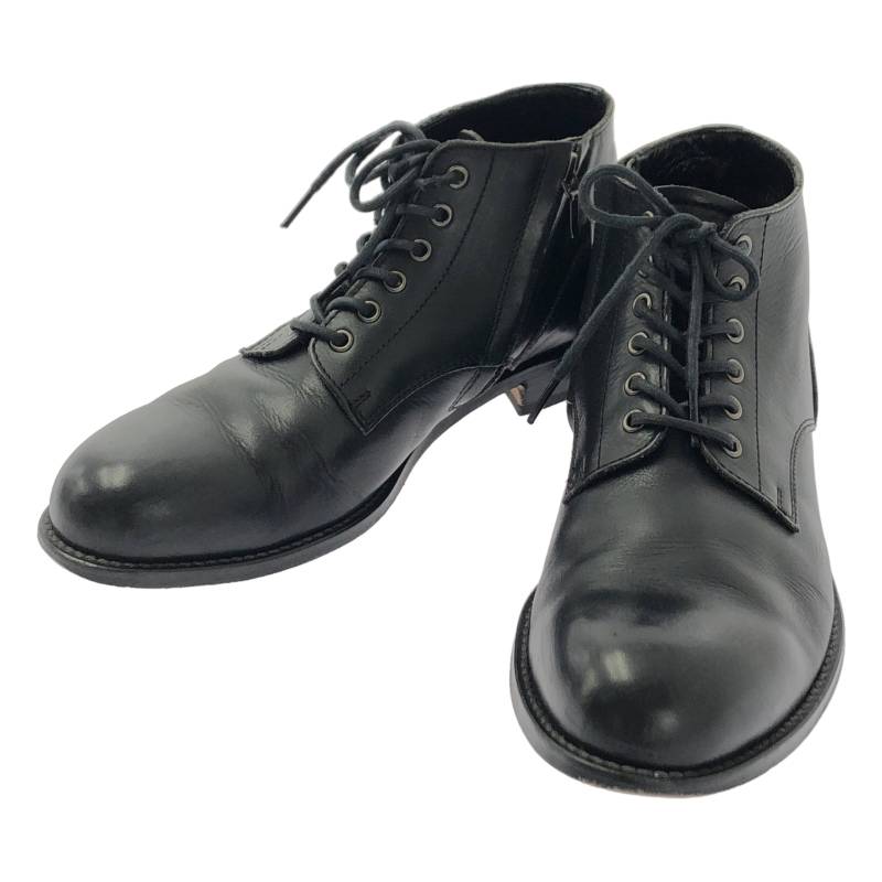 楽天市場】パドローネ ブーツ ブラック 40 バックジップの通販