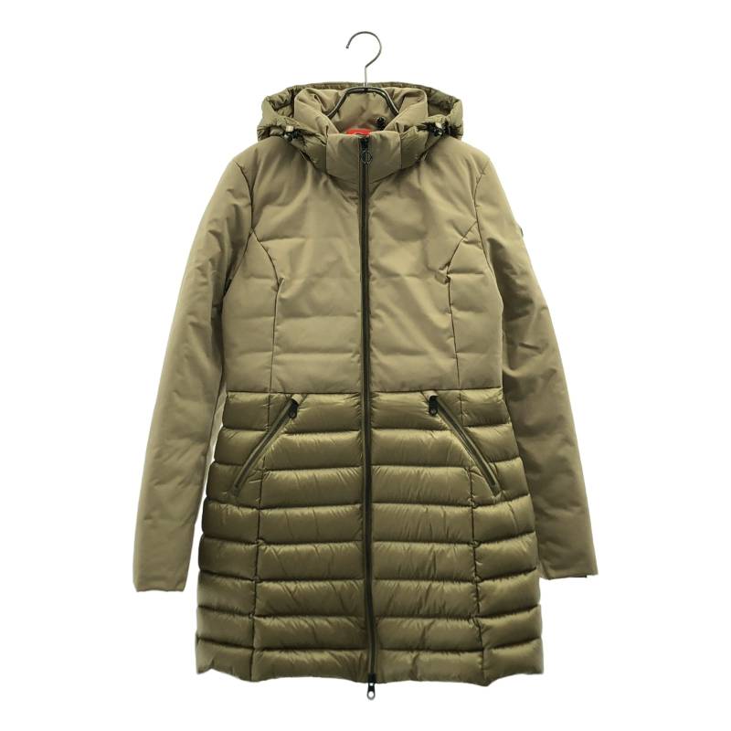 【美品】 CAPE HORN / ケープホーン | MARGARITA コンビネーション フーデッド ダウンコート | 42 | ベージュ | レディース