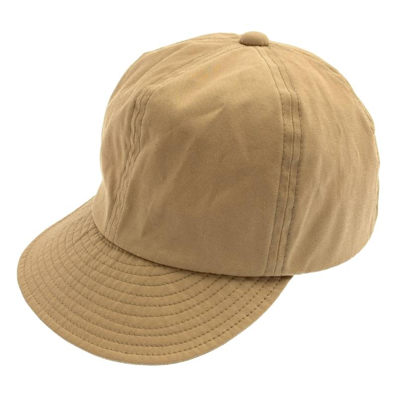 NINE TAILOR / ナインテイラー | Lymington Cap レザーベルト キャップ | F | ベージュ | メンズ