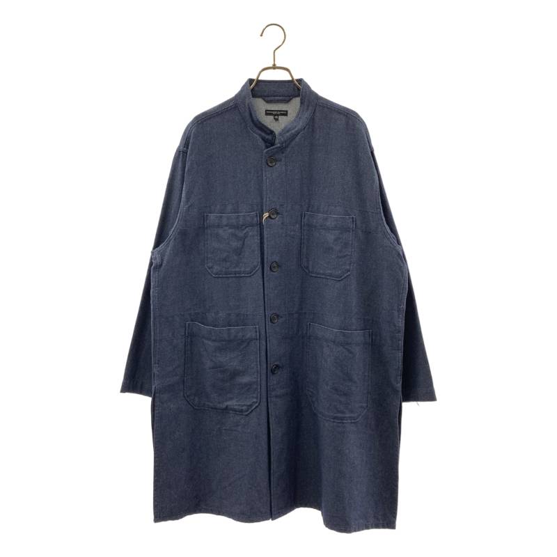  Engineered Garments / エンジニアドガーメンツ | Dayton Long Shirt Cotton Denim Flannel デニム ロングシャツ | XS | インディゴ | メンズ