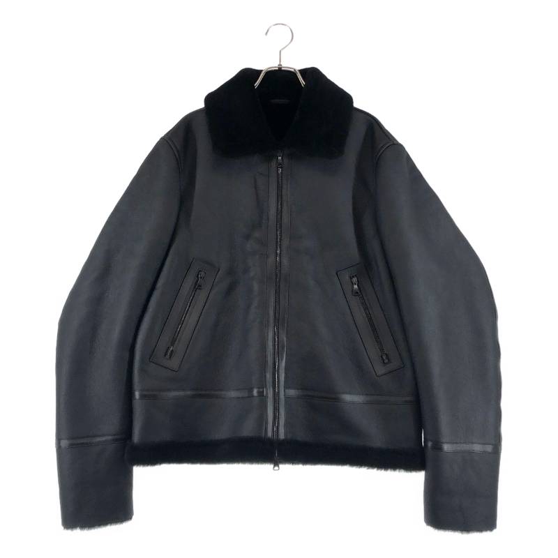 ⭐︎539 EDDY MONETTI レザージャケット　裏地カシミア　イタリア製 MAATEE&SONS LAMB LEATHER CAR COAT 裏CASHMERE | M