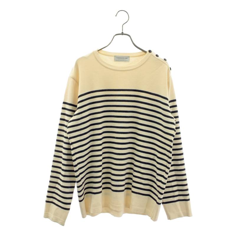 TOMORROWLAND tricot / トゥモローランドトリコ | ウール オーバーシルエット ショルダーボタン ニット セーター | L | オフホワイト/ブラック | レディース商品詳細情報ブランドTOMORROWLAND tricot / トゥモローランドトリコ商品名ウール オーバーシルエット ショルダーボタン ニット セーター品番41022402004カラーオフホワイト/ブラック表記サイズL平置き実寸(cm)肩幅:42.5身幅:55着丈:64袖丈:57.5採寸値の計測方法について状態状態評価について注意事項免責事項などをご案内しています。詳しくは こちら をご覧ください。KLD USED CLOTHING 楽天市場店で扱う商品について当店の取扱商品は全て中古品、新品であっても一度人の手に渡ったものとなります。 お客様に安心してご利用いただけるよう、下記のような対応を実施したうえでお届けしています。専用機械で毛玉の除去を実施しています。出品前、お届け前に細かなホコリを除去しています。必要に応じてメンテナンス・クリーニングを実施しています。※ 商品の風合いを大切にするため、上記対応を実施しない場合がございます。 ※ あくまでも中古品となります。着用に際する使用感がある場合がございます。詳細は商品説明欄をご参照いただき、ご不明点はお気軽にご質問ください。発送等について商品は当店提携倉庫にて365日24時間、温度湿度を管理し、保管しています。 提携倉庫にて検品・包装の上お客様の元へお届けします。 発送は入金確認後、土、日、祝を除く3営業日以内におこないます。日にち指定はご入金日から5日目以降7日以内に限りお受けいたします。 できるだけ早くお届けできるよう、最善を尽くしますが発送にお時間をいただく場合がございます。商品は提携倉庫にて保管しているため、質問の回答にお時間をいただく場合がございます。 領収書の発行は承っておりません。楽天市場の購入履歴から領収書発行機能をご利用ください。出品物、付属品は特筆のない限り画像掲載のものが全てです（ハンガー等の撮影小物は除く）。 パンツの裾上げ、袖や着丈の詰めの有無については、判断が難しい場合がございます。実寸地をご参照いただき、ご不明点はお気軽にご質問ください。 色の記載には主観が介入します。 また、何色と明確にお答えするのが難しい事もございますので、写真よりご判断ください。買取サービスのご案内買取店に洋服を持ち込み、長く待ったにも関わらず査定金額が安い、価値を評価してくれていない... そのように残念な思いをされたことはありませんか？当店では一点一点、コメントを付して査定をさせて頂いています。 お値段の付いたもの、残念ながらご希望に添えなかったものもあるかもしれませんが、すべて理由を添えて査定結果を提示しています。また、当店はネット販売に特化、少人数で運営しているため、他社様より利益率を低く設定することで、高価買取を実現しています。 お買取りは全国どこからでも、宅配にて承っています。もちろん、ご満足いただけない場合には送料無料にて返送いたします。 詳細は お買取りのご案内をご覧ください。 ぜひ一度当店のお買取をお試しください。