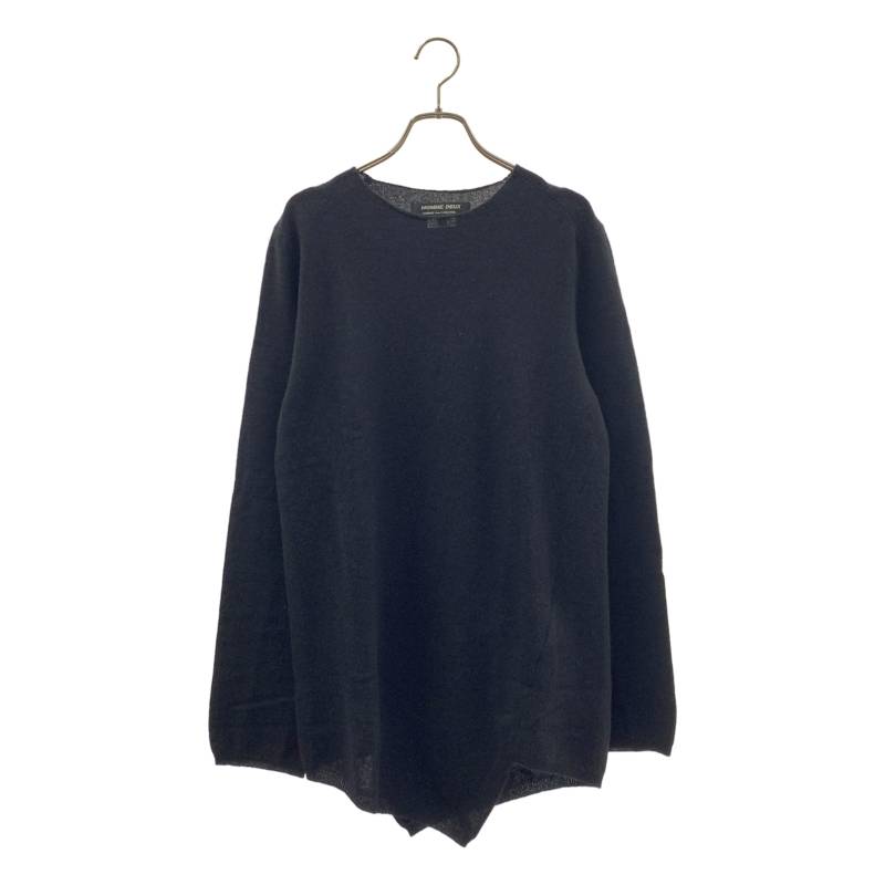Rakuten - COMME des GARCONS HOMME DEUX / コムデギャルソンオムドゥ | 2022AW | ウール アシンメトリー ニット プルオーバー | M | ブラック | メンズ