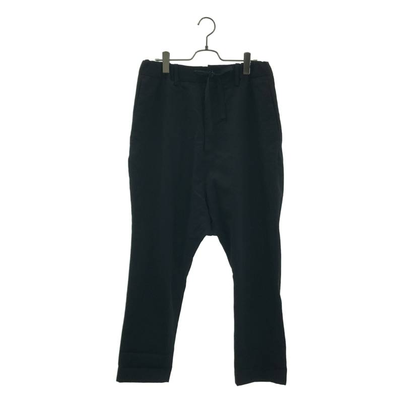 Rakuten - YOHJI YAMAMOTO POUR HOMME / ヨウジヤマモトプールオム | 2006AW | ウールギャバジン ドローコード サルエルパンツ | 2 | ブラック | メンズ