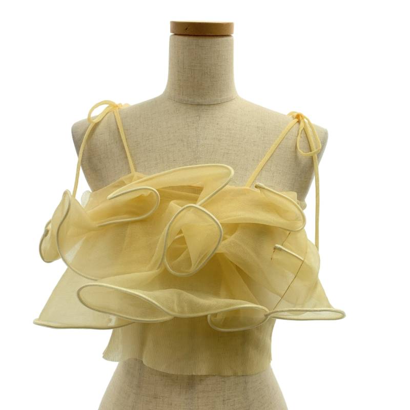 ENFOLD / エンフォルド | SUKERU ラッフルキャミTOP ビスチェ | イエロー系 | レディース