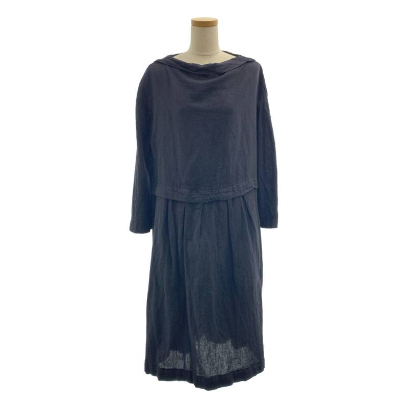 daniela gregisリネン ロングワンピース 七分袖 Daniela Gregis Washed Cotton Aria Lungo Dressin Rosso Red | Santa