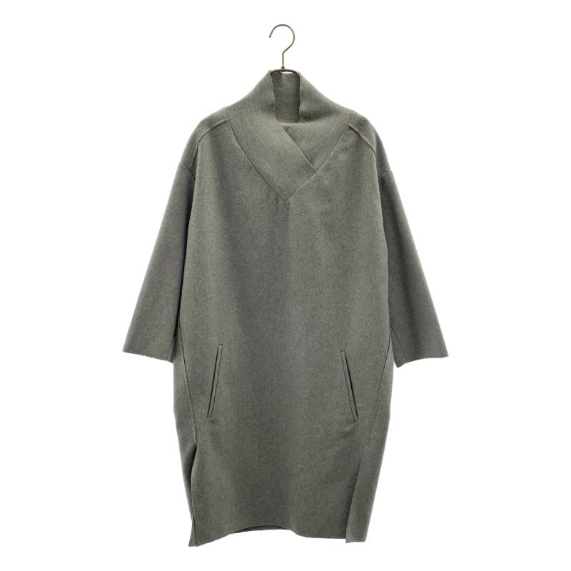 Acne Studios / アクネストゥディオズ | BENNET RAW PAW15 ウール カットオフ ワンピース | 34 | グレー | レディース