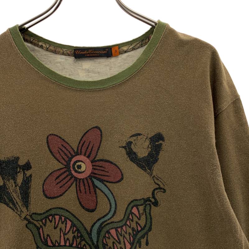 UNDERCOVERISM / アンダーカバイズム | 2005SS | BUT BEAUTIFUL期 食虫植物 インサイドアウト カットソー | 3 | カーキ | メンズの商品画像 2