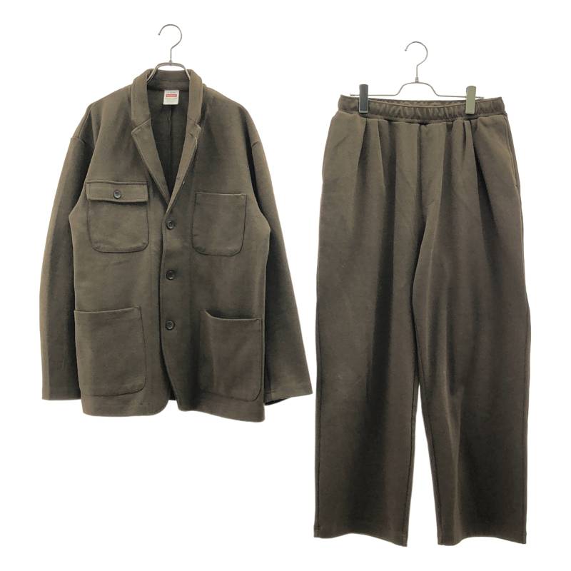 【美品】 Healthknit / ヘルスニット | FREAK'S STORE 別注 / セットアップ / ワンマイルジャケット スウェットパンツ | M | ブラウン | メンズ