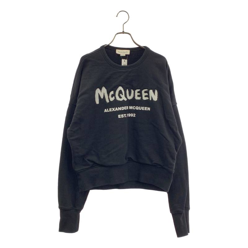 アレキサンダーマックイーン 美品 アシンメトリー レイヤード カットソー ブラウス ブラック×ホワイト 40 707098 40 美品 ALEXANDER MCQUEEN アレキサンダーマックイーン アシンメトリー