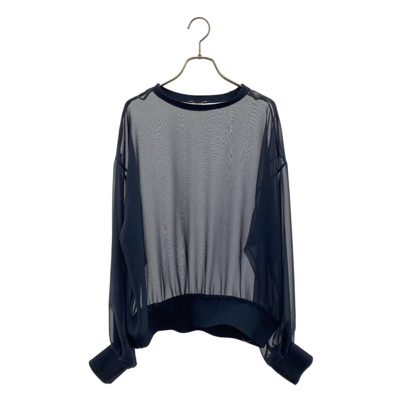 【新品】  L'Appartement / アパルトモン | 2024SS | Sheer Blouse シフォンジョーゼット シアーブラウス | F | ネイビー | レディース 楽天市場】L'APPARTEMENT（シャツ・ブラウス｜トップス）：レディース