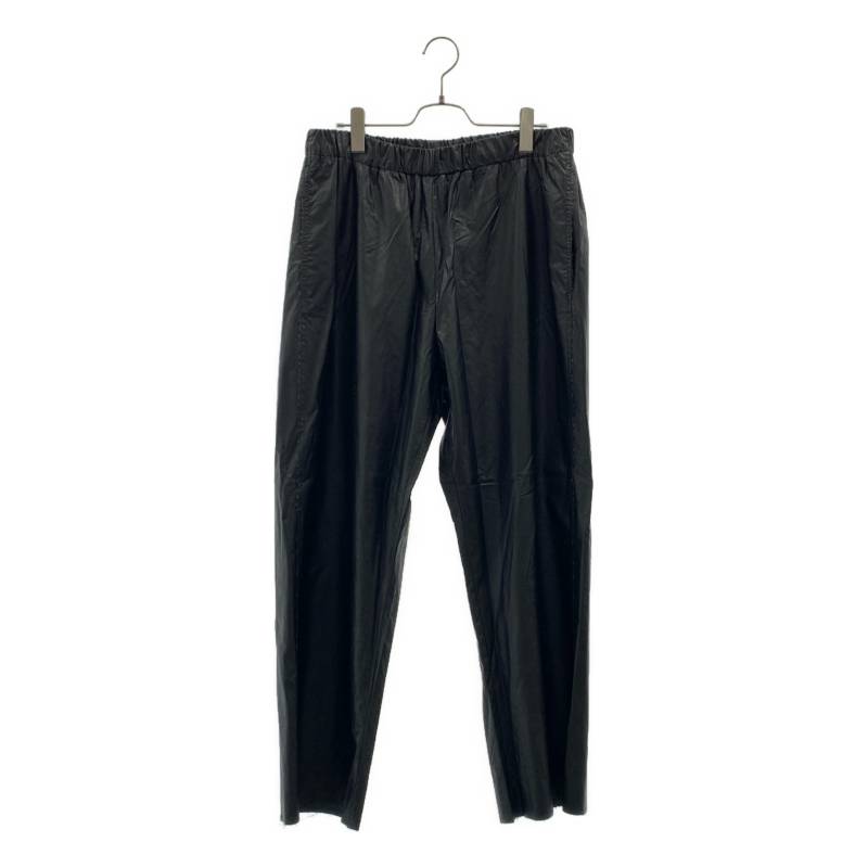 Rakuten - MM6 Maison Margiela / エムエムシックスメゾンマルジェラ | 2023SS | エコレザー ワイドパンツ | 46 | ブラック | レディース