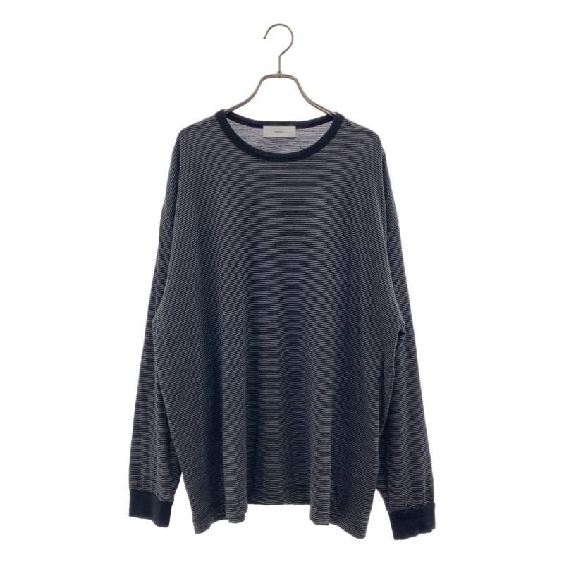 Rakuten - Graphpaper / グラフペーパー | 2024AW | Wool Border L/S Tee / ウール ボーダー ロングスリーブTシャツ | ネイビー/グレー | メンズ