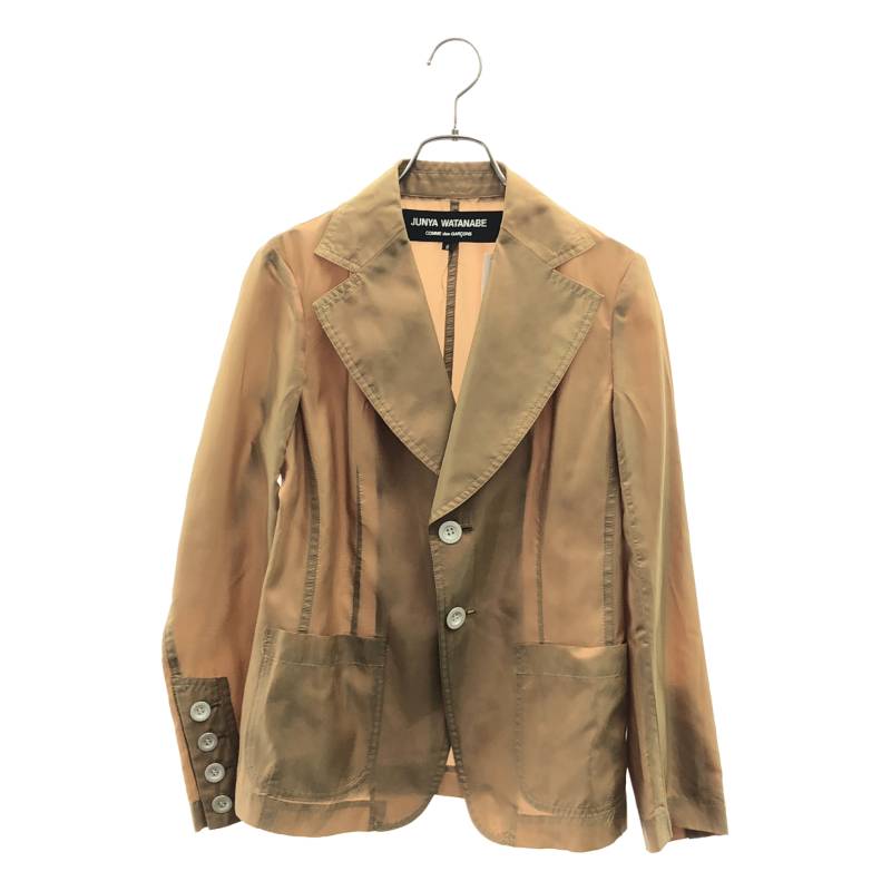 Rakuten - JUNYA WATANABE COMME des GARCONS / ジュンヤワタナベ | 2004SS | ポリエステル メタルボタン シングルブレスト ジャケット | S | ブラウン系 | レディース