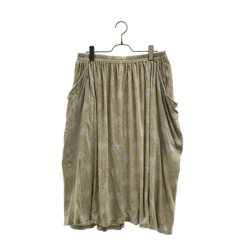 Rakuten - Y's / ワイズヨウジヤマモト | 2014AW | コットン ドットプリント イージースカート | 2 | ベージュ/グレー | レディース